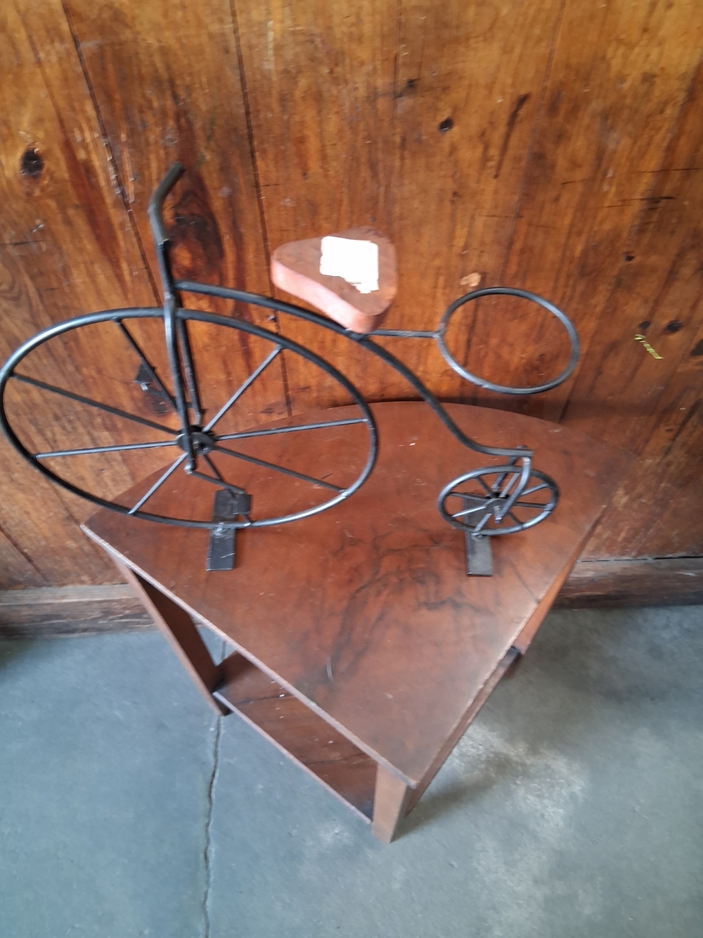 Black Metal Vintage Bicycle Tabletop Decor - Home Dining Accent